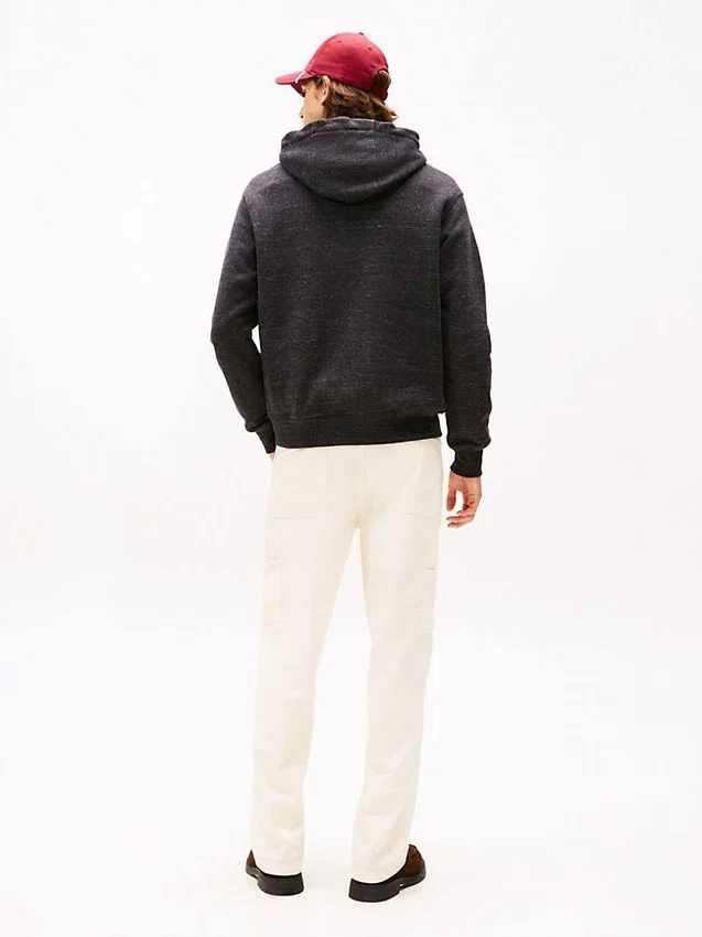 Hilfiger Crest Logo Heathered Hoodie Hilfiger Crest Logo Heathered Hoodie