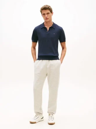 Hilfiger Crest -logolla varustetut melange-housut