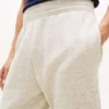 Hilfiger Crest -logolla varustetut melange-housut Hilfiger Crest -logolla varustetut melange-housut