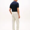 Hilfiger Crest -logolla varustetut melange-housut Hilfiger Crest -logolla varustetut melange-housut