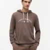 Hilfiger Logo Pique Sleep Hoodie