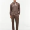 Hilfiger Logo Pique Sleep Hoodie