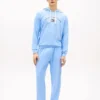 Hilfiger Logo Pique Sleep Hoodie