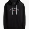 Hilfiger Logo Pique Sleep Hoodie