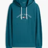 Hilfiger Logo Pique Sleep Hoodie