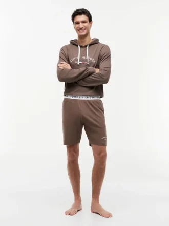 Hilfiger Logo Pique -yöshortsit