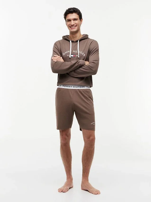 Hilfiger Logo Pique -yöshortsit Hilfiger Logo Pique -yöshortsit