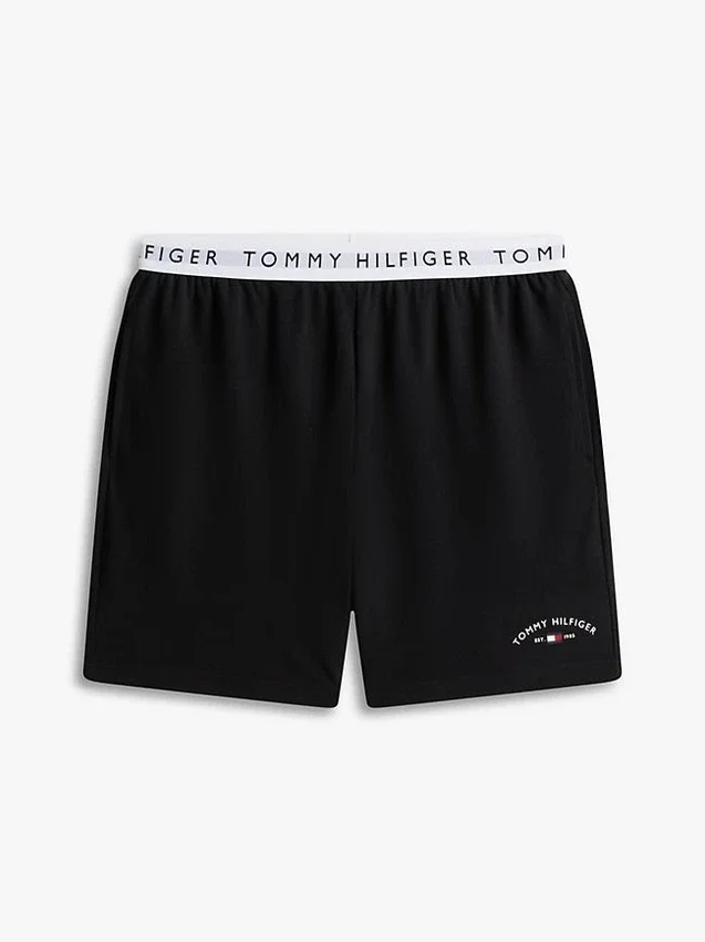 Hilfiger Logo Pique -yöshortsit Hilfiger Logo Pique -yöshortsit