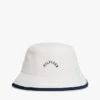 Hilfiger-logolla varustettu harjattu bucket-hatu Hilfiger-logolla varustettu harjattu bucket-hatu