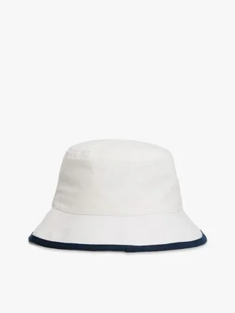 Hilfiger-logolla varustettu harjattu bucket-hatu Hilfiger-logolla varustettu harjattu bucket-hatu