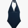 Hilfiger-logolla varustettu yksiosainen uimapuku Hilfiger-logolla varustettu yksiosainen uimapuku