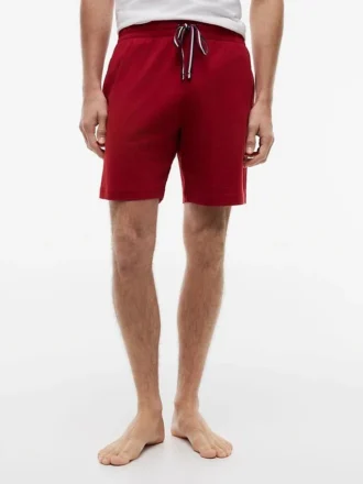Hilfiger-logolla varustetut vetoketjulliset yöshortsit Hilfiger-logolla varustetut vetoketjulliset yöshortsit