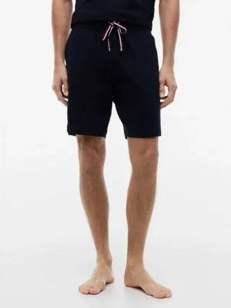 Hilfiger-logolla varustetut vetoketjulliset yöshortsit