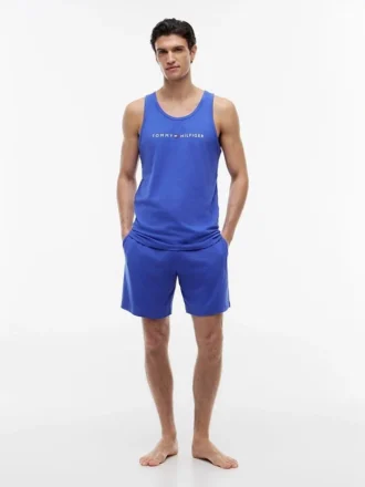 Hilfiger-logolla varustetut vetoketjulliset yöshortsit