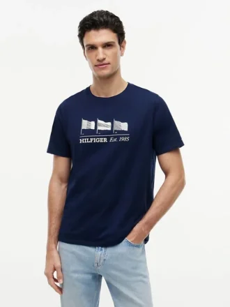 Hilfiger Multi-Flag Logo T-paita