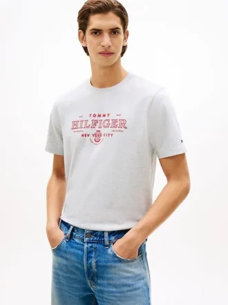Hilfiger NYC Logo Heavyweight T-paita