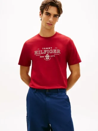 Hilfiger NYC Logo Heavyweight T-paita