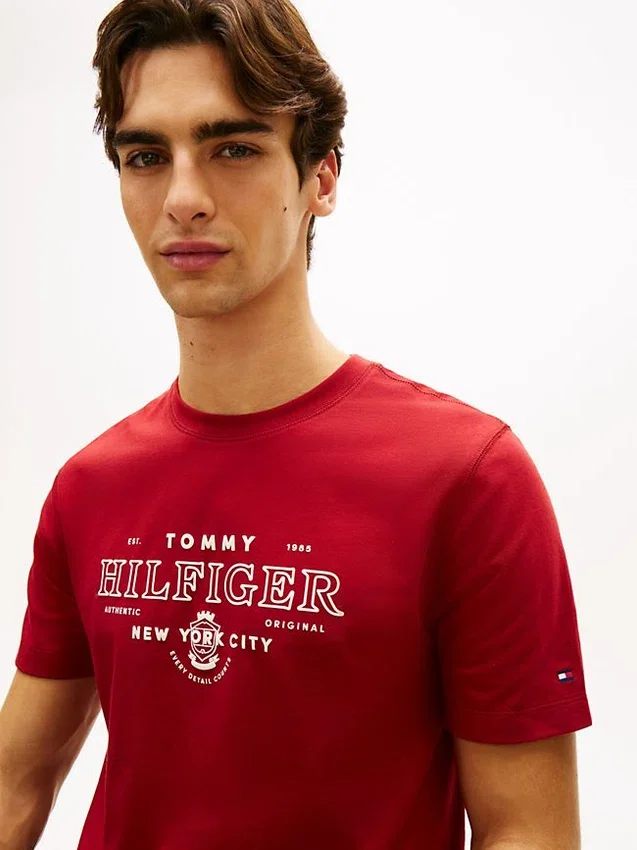 Hilfiger NYC Logo Heavyweight T-paita Hilfiger NYC Logo Heavyweight T-paita