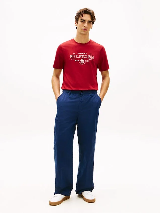 Hilfiger NYC Logo Heavyweight T-paita Hilfiger NYC Logo Heavyweight T-paita