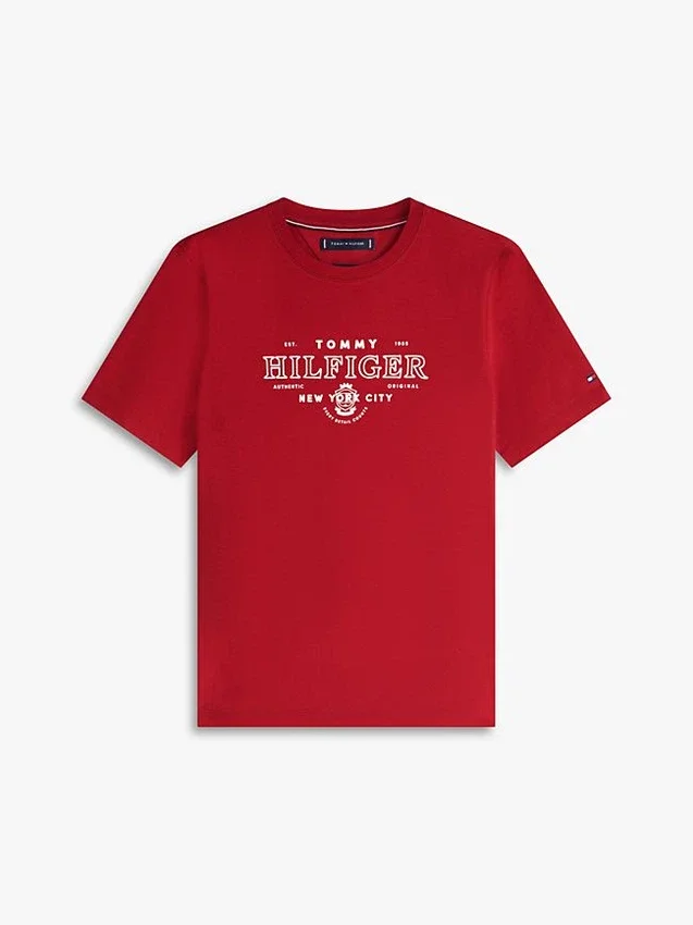 Hilfiger NYC Logo Heavyweight T-paita Hilfiger NYC Logo Heavyweight T-paita