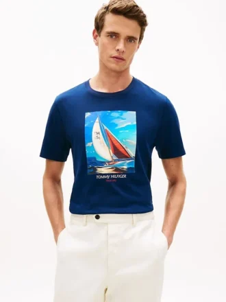 Hilfiger Sailing -valokuvapainettu T-paita