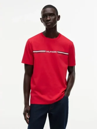 Hilfiger Signature Stripe Logo T-paita