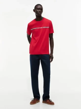 Hilfiger Signature Stripe Logo T-paita