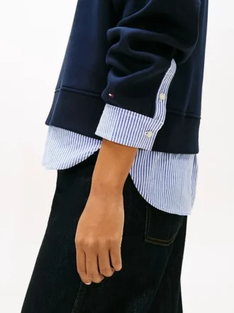 Kerrostettu fleece-huppari