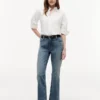 Keskikorkeat joustavat bootcut-farkut Keskikorkeat joustavat bootcut-farkut