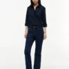 Keskikorkeat joustavat bootcut-farkut Keskikorkeat joustavat bootcut-farkut