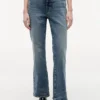 Keskikorkeat joustavat bootcut-farkut Keskikorkeat joustavat bootcut-farkut