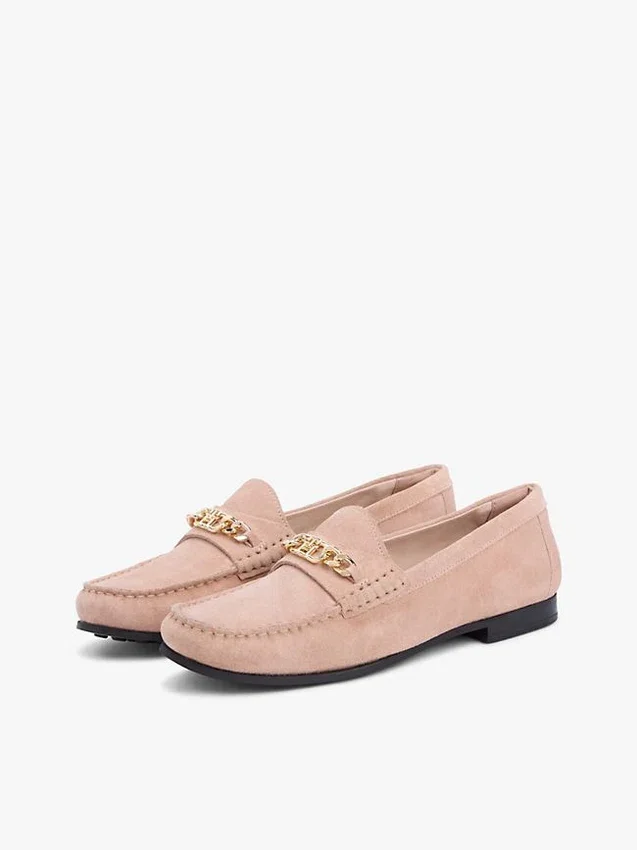 Ketjulliset mokkanahkaiset loaferit Ketjulliset mokkanahkaiset loaferit