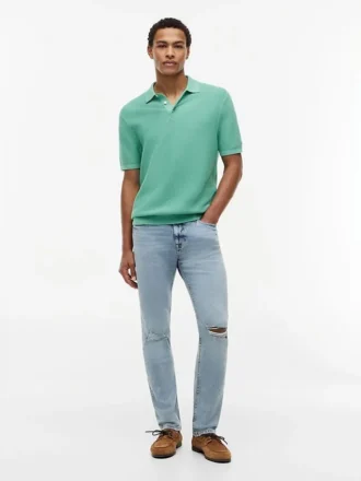 Kevyt joustava slim-fit-farkku