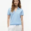 Kevyt piqué-henley-polo