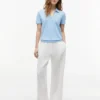 Kevyt piqué-henley-polo