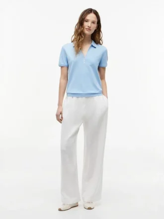 Kevyt piqué-henley-polo