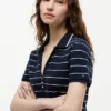 Kevyt piqué-henley-polo