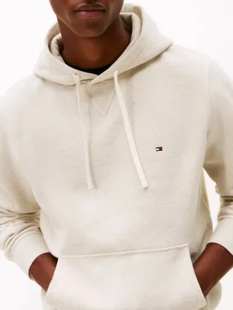 Klassinen harjattu fleece-huppari