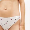 Kukkakuvioiset jersey-bikinialushousut Kukkakuvioiset jersey-bikinialushousut