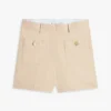 Kultapainikkeiset twill-taskushortsit Kultapainikkeiset twill-taskushortsit