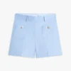 Kultapainikkeiset twill-taskushortsit Kultapainikkeiset twill-taskushortsit