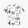 Lasten Allover Logo Stretch Polo Lasten Allover Logo Stretch Polo
