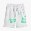Lasten Allover Mixed Logo -sweatshortsit Lasten Allover Mixed Logo -sweatshortsit