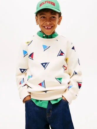 Lasten Allover Sailing Flag -huppari