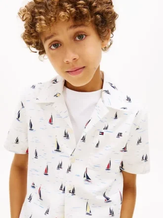 Lasten Allover Sailing -stretchpaita