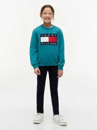 Lasten Collegiate Tommy Logo -leggingsit