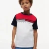 Lasten Colorblock Flag Stripe -T-paita Lasten Colorblock Flag Stripe -T-paita