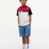 Lasten Colorblock Flag Stripe -T-paita Lasten Colorblock Flag Stripe -T-paita