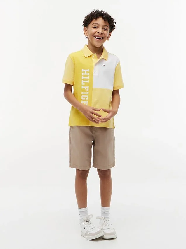Lasten Colorblock Logo Stretch Polo Lasten Colorblock Logo Stretch Polo