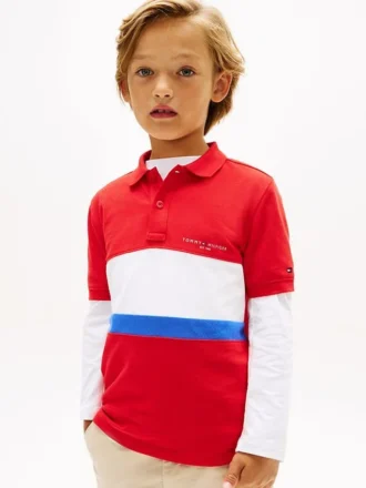 Lasten Colorblock-polo